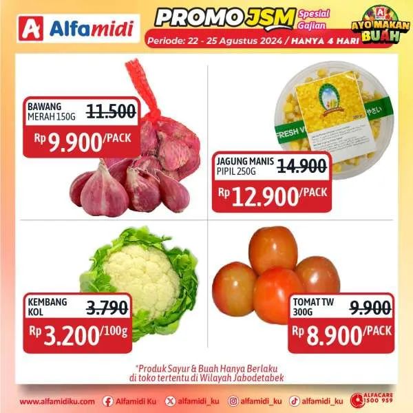 Promo JSM Alfamidi Spesial Gajian Periode 22-25 Agustus 2024