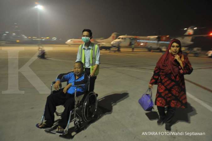 Aktivitas bandara di Banjarmasin kembali terganggu kabut asap, 7 pesawat delay