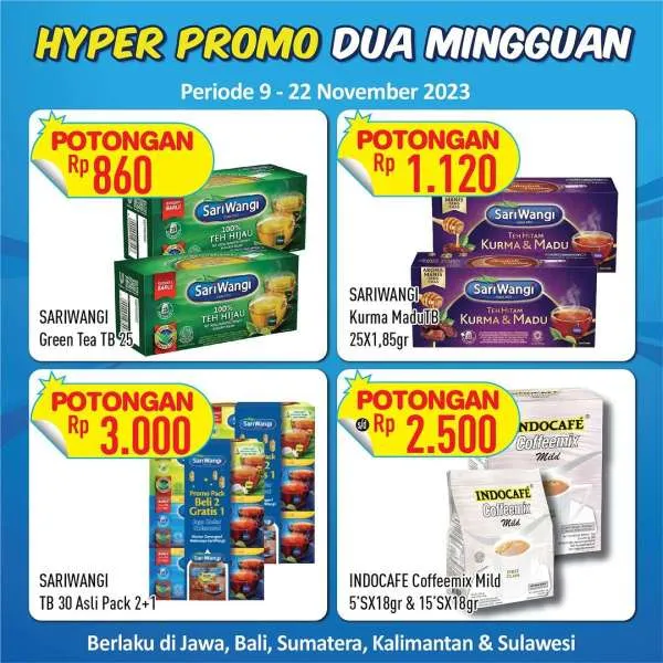 Promo Hypermart Hyper Promo Dua Mingguan Periode 9-22 November 2023