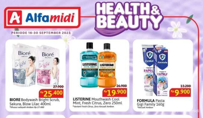 Promo Alfamidi Health & Beauty s/d 30 September 2023, Produk Betadine Beli 1 Gratis 1