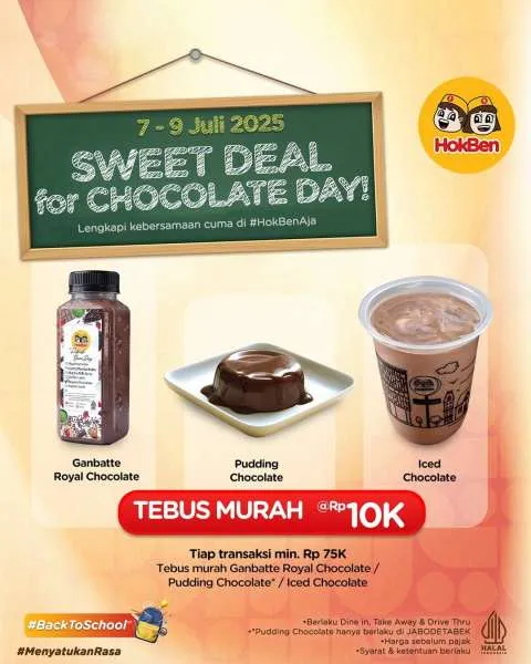 Promo HokBen Hari Coklat Sedunia 7-9 Juli 2025