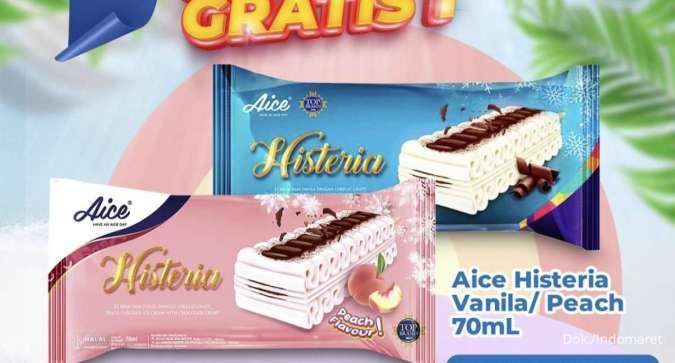 Promo Indomaret Es Krim Day 24 November 2024, Beli 1 Gratis 1 Es Krim Aice Histeria