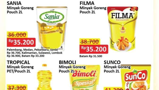 Promo Minyak Goreng Hemat di Alfamart Segera Berakhir, Promo Sunco Sampai Bimoli