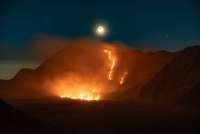 Fire Near Mount Bromo Extinguished After 550 Hectares Burnt, but New Hotspots Emerge