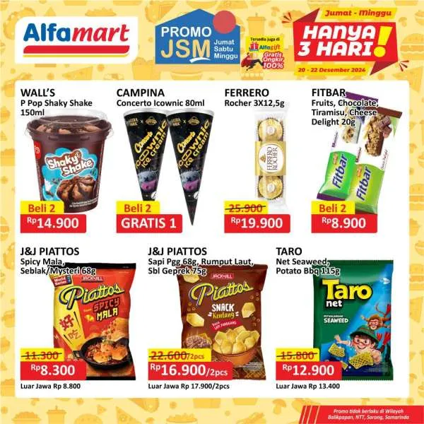 Promo JSM Alfamart Periode 20-22 Desember 2024