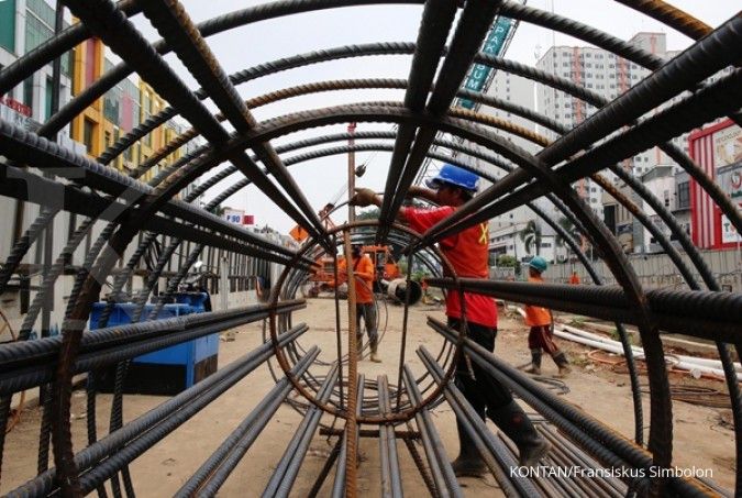 Proyek LRT Jakarta sudah sampai 27,16%