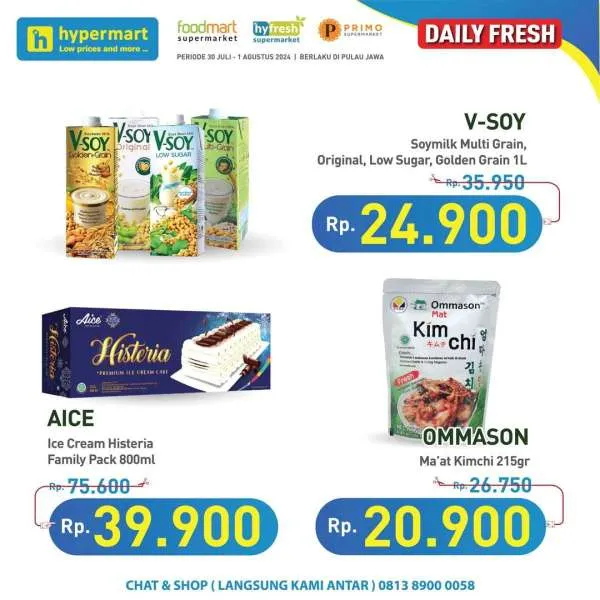 Promo Hypermart Hyper Diskon Weekday Periode 30 Juli-1 Agustus 2024