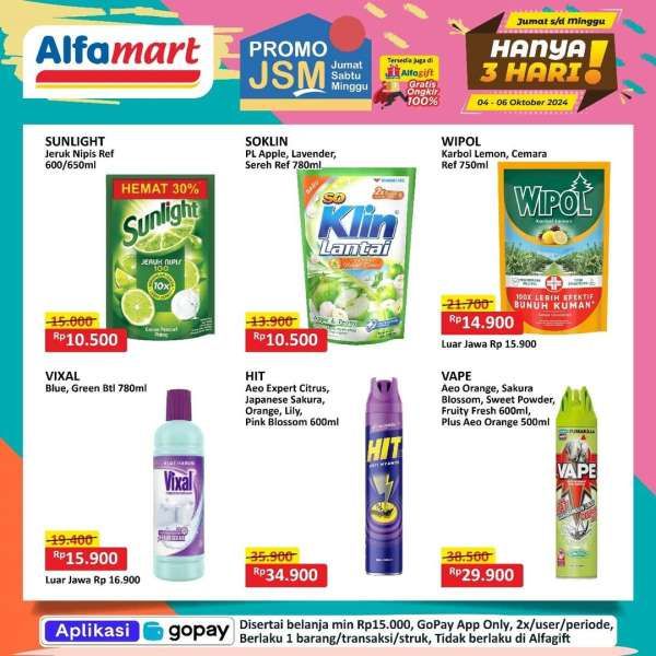 Promo JSM Alfamart Periode 4-6 Oktober 2024