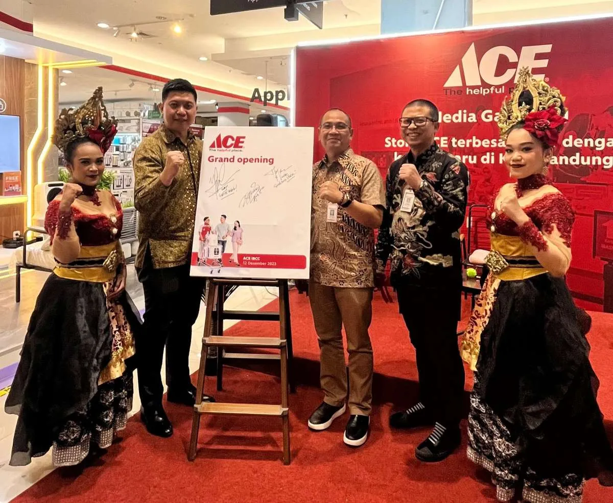 ACE Plaza IBCC Bandung Resmi Menjadi Toko Terbesar di Indonesia 