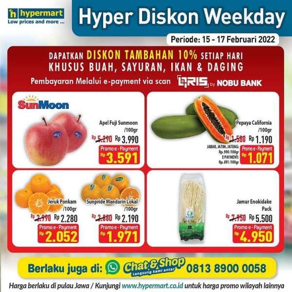 Promo Hypermart 15-17 Februari 2022