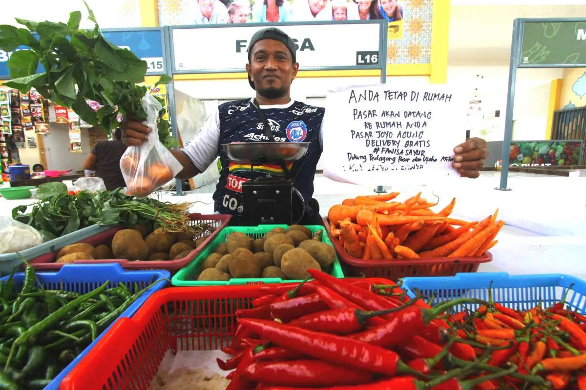 Pembatasan sosial berskala besar hambat kenaikan harga pangan jelang Ramadan