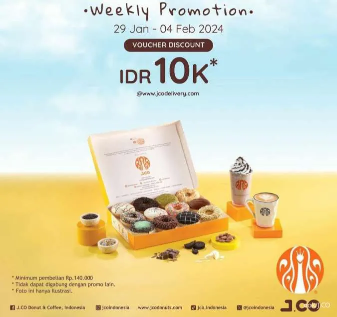 J.CO voucher diskon