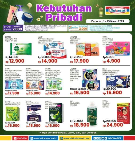 Promo Indomaret Super Hemat Periode 1-15 Maret 2024