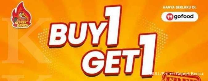 Manfaatkan Promo Geprek Bensu Hari Ini, Minggu (31/10) Buy 1 Get 1 Hanya Rp 23.375