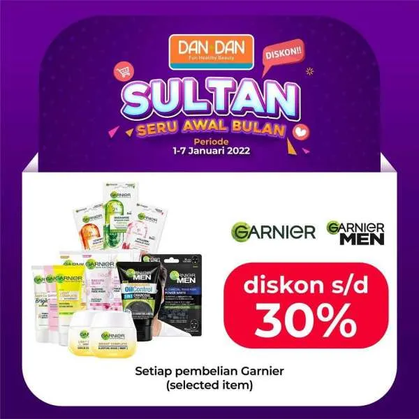 Promo DAN+DAN Sultan (Seru Awal Bulan) 1-7 Januari 2022