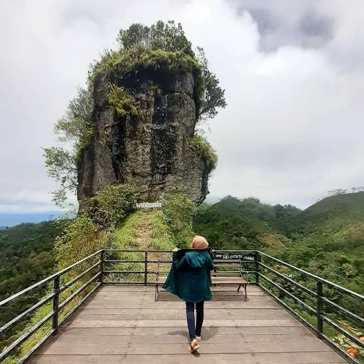 Puncak Widosari, tempat wisata yang menawarkan keindahan bentang alam Kulon Progo