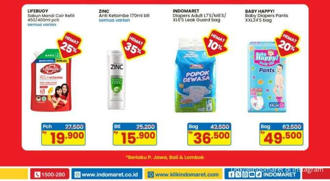 Promo Indomaret Awal Bulan Juni 2025, Lifebuoy dan Baby Happy Hemat Minggu Ini