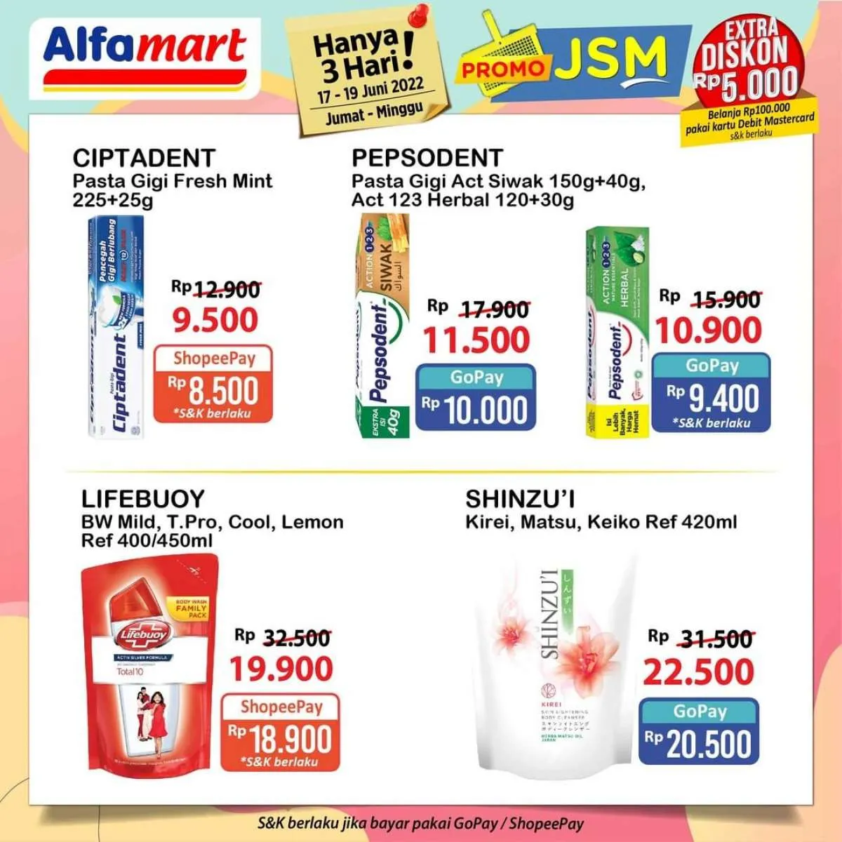 Katalog Promo JSM Alfamart Hanya 3 Hari Periode 17-19 Juni 2022