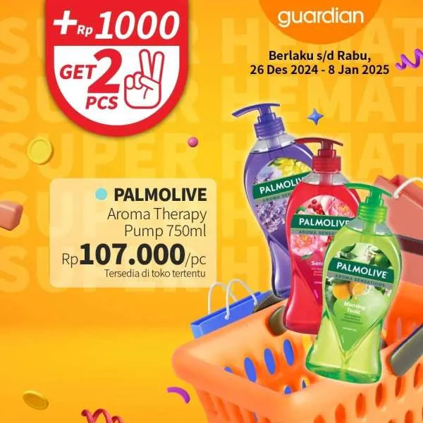 Promo Guardian Super Hemat Periode 26 Desember 2024-8 Januari 2025