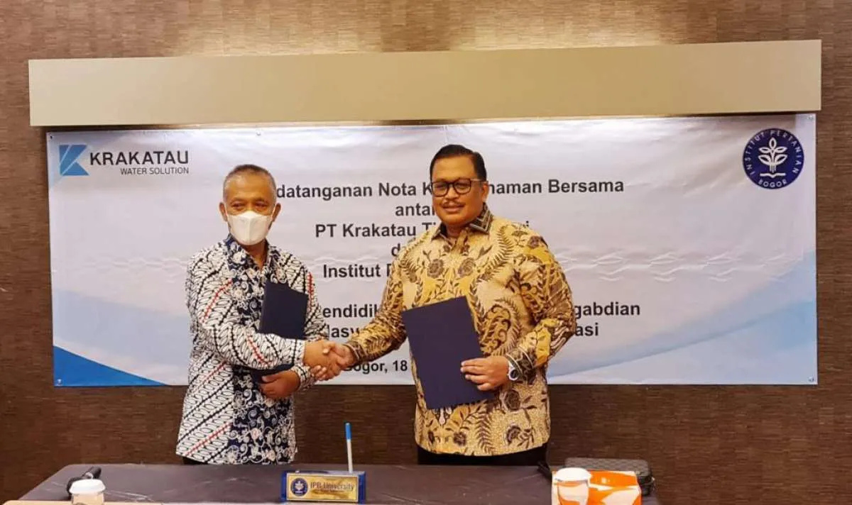 Anak Usaha Krakatau Steel (KRAS) Gandeng IPB di Bidang Penelitian dan Pengelolaan Air