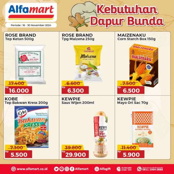 Promo Alfamart Kebutuhan Dapur Periode 16-30 November 2024