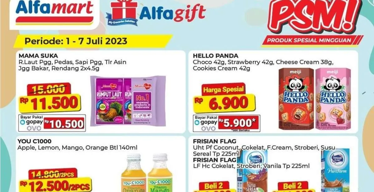 Promo Alfamart Kamis 6 Juli 2023, Potongan Harga di Produk Spesial Mingguan 