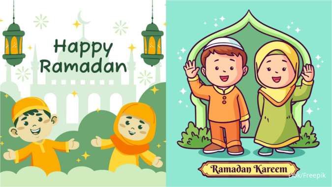 30 Link Download Poster Ramadhan Anak, Desain Menarik dan Lucu