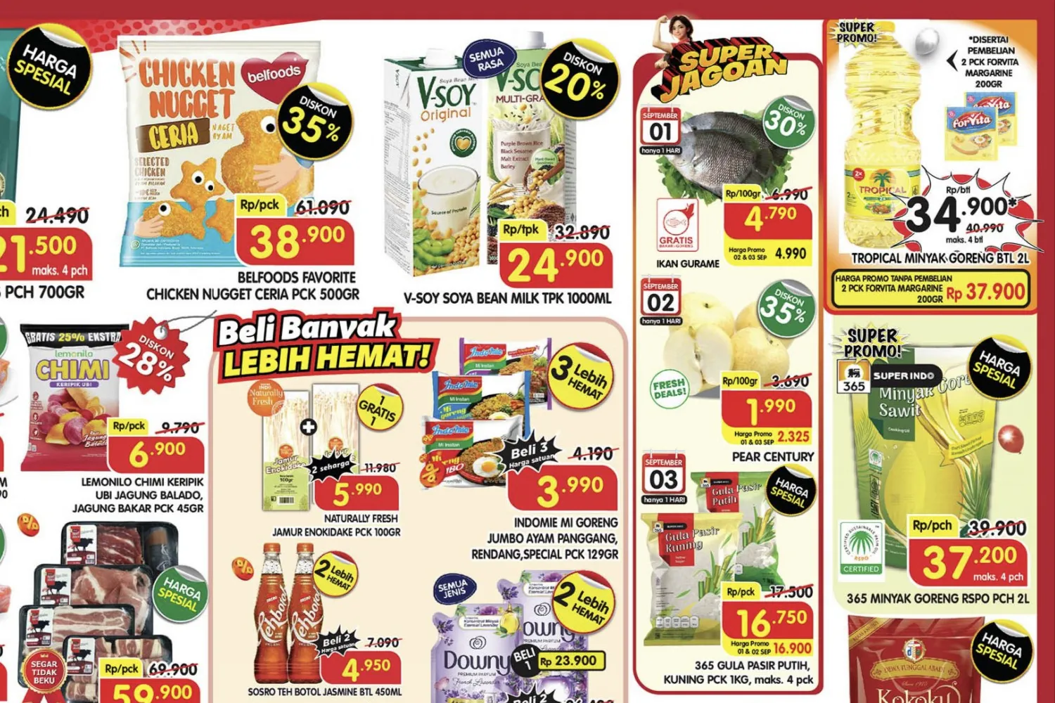 Promo Superindo Weekday Periode 1-3 September 2025