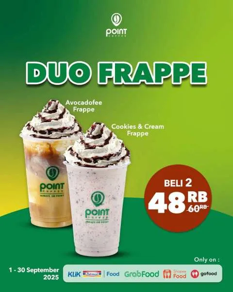 Promo Point Coffee Duo Frappe