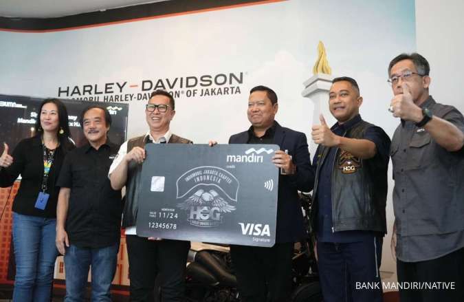 Bank mandiri Perkuat Bisnis Kartu Kredit dengan Gandeng Komunitas Harley Davidson