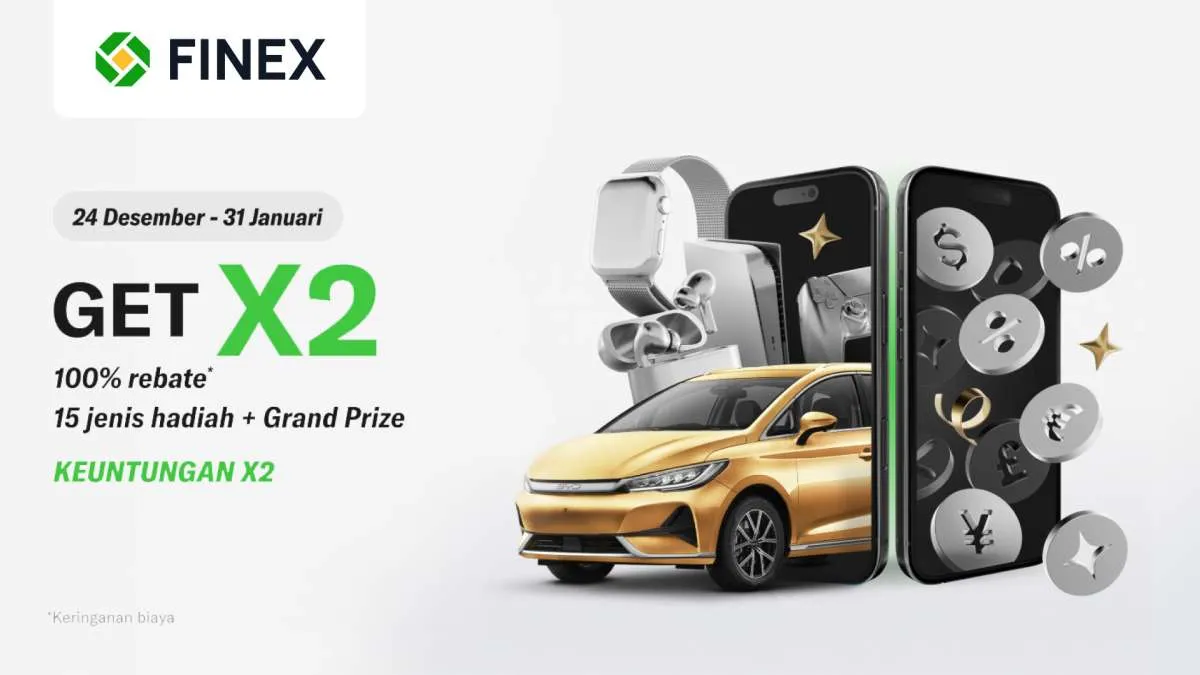 Finex Mengadakan Kompetisi Trading 'Get X2' untuk Merayakan Tahun Baru
