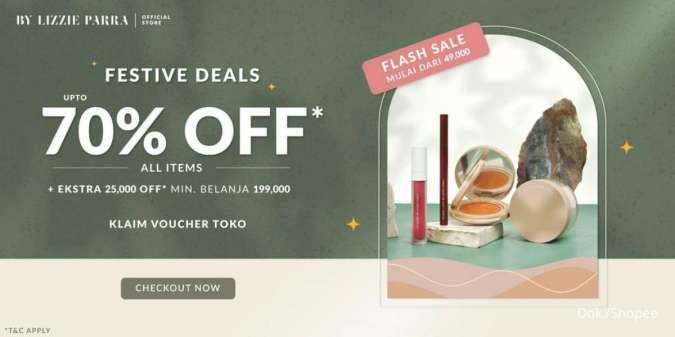 Promo BLP Festive Deals, Beragam Produk Makeup BLP Diskon Sampai 70%