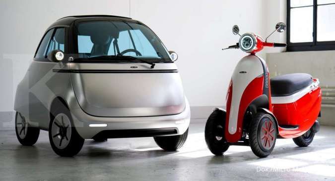 Microlino, calon mobil listrik terkecil di dunia