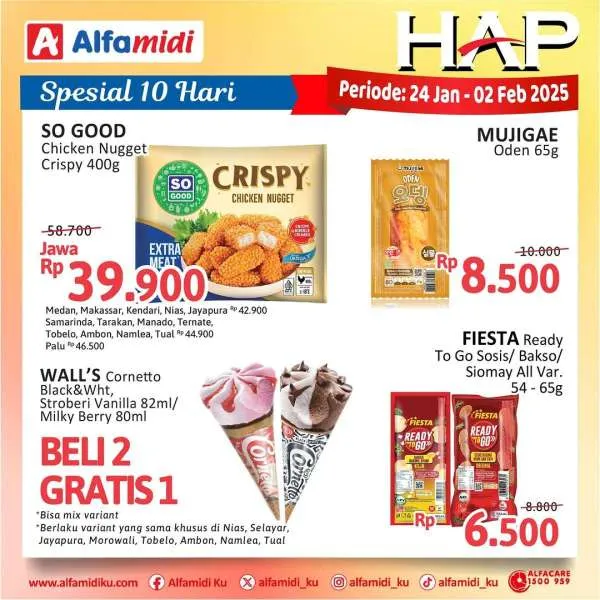 Promo Alfamidi Hemat Satu Pekan Periode 24 Januari-2 Februari 2025