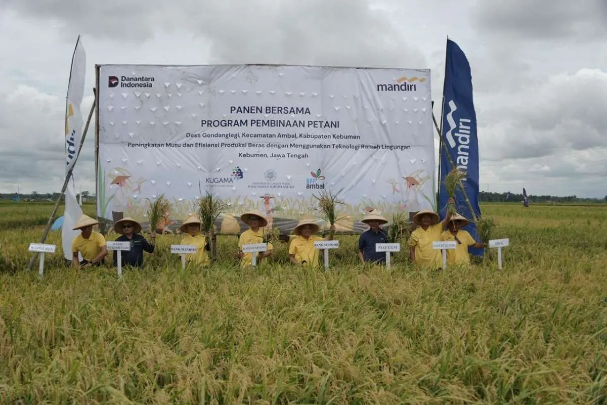 Bank Mandiri Bantu Petani Kebumen Tingkatkan Produktivitas dan Cegah Gagal Panen
