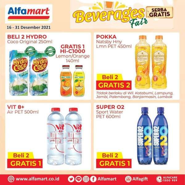 Promo Alfamart 16-31 Desember 2021, Potongan Harga Menarik dan Penawaran Serba Gratis