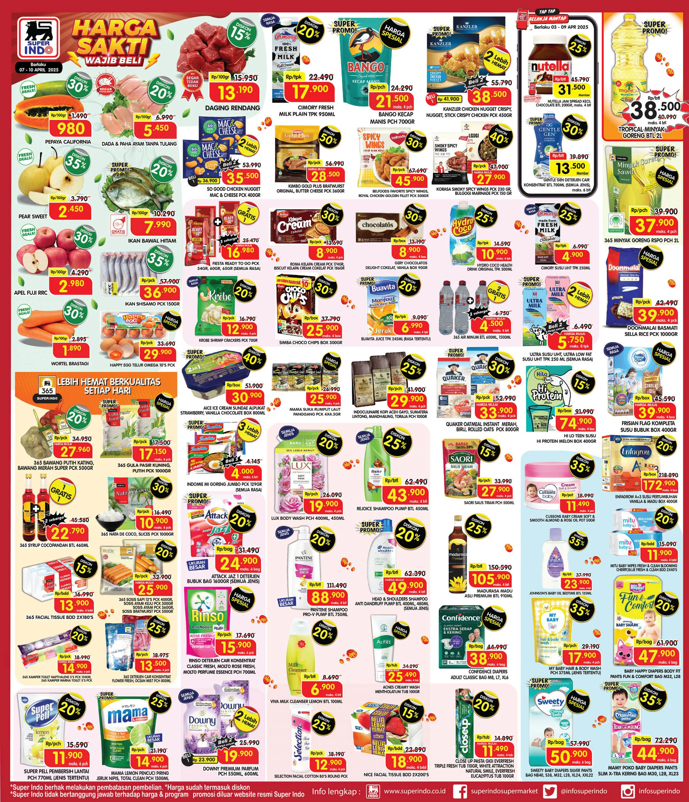 Promo Superindo Weekday 7-10 April 2025