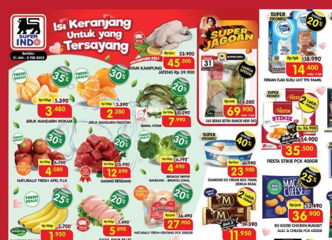 Promo JSM Superindo 31 Januari-2 Februari 2025, Es Krim & Jeruk Diskon Sampai 40%