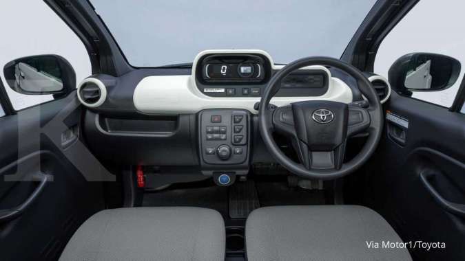 Toyota C+Pod, interior mobil listrik Toyota terbaru