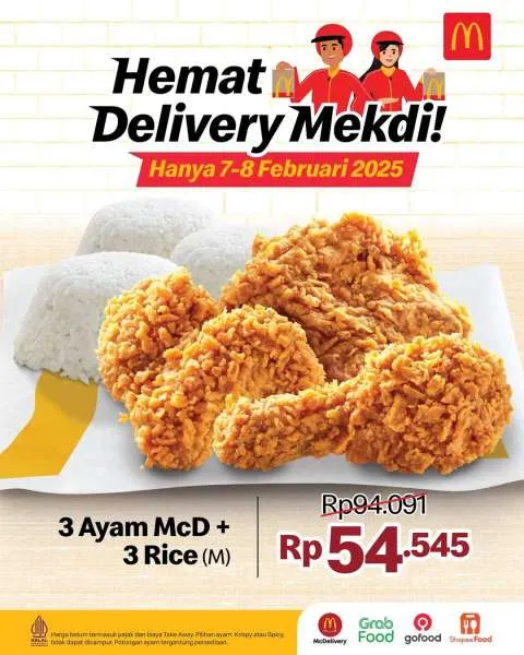 Promo Mekdi Hemat Delivery