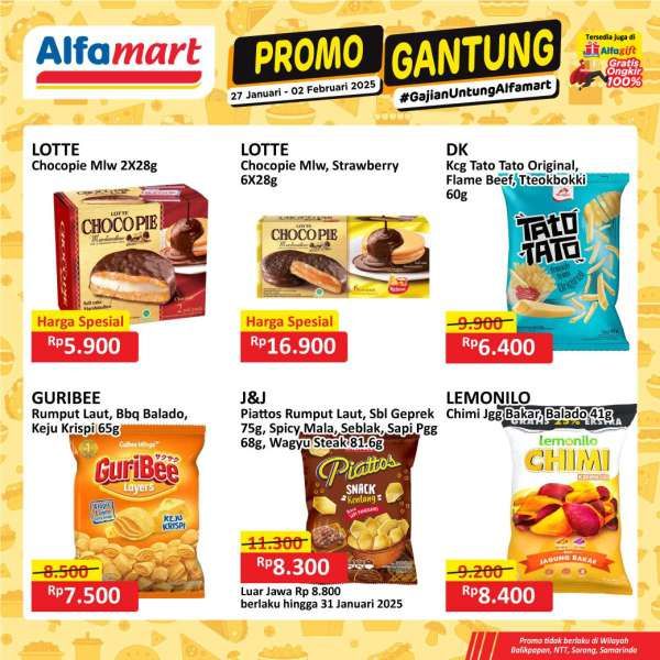 Promo Alfamart Gantung 27 Januari-2 Februari 2025