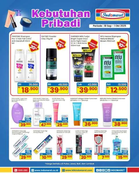 Promo Indomaret Super Hemat Periode 18 September-1 Oktober 2025