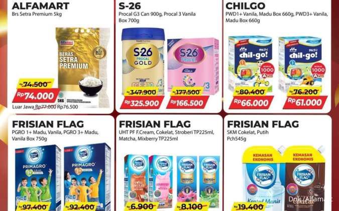 Promo Alfamart Paling Murah Sejagat 8-15 Mei 2025, Frisian Flag Diskon Rp 23.500
