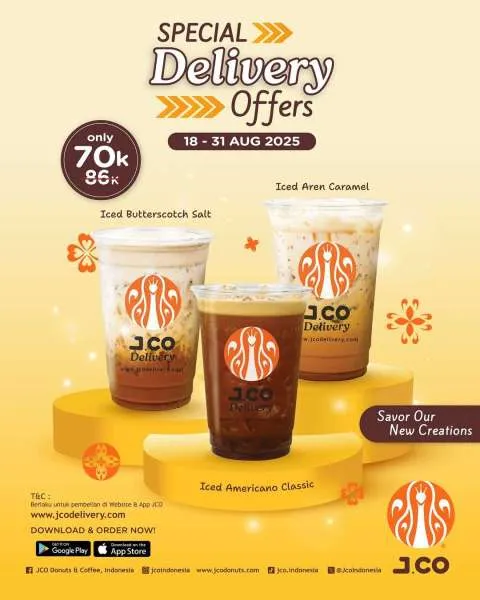 Promo JCO Special Delivery Offers 18-31 Agustus