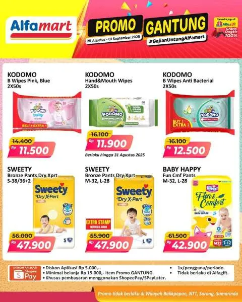 Promo Alfamart Gantung Periode 26 Agustus-1 September 2025