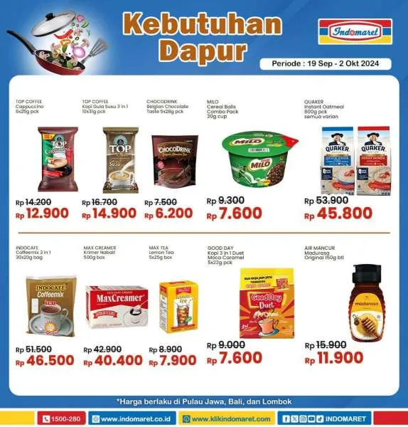 Promo Indomaret Super Hemat Periode 19 September-2 Oktober 2024