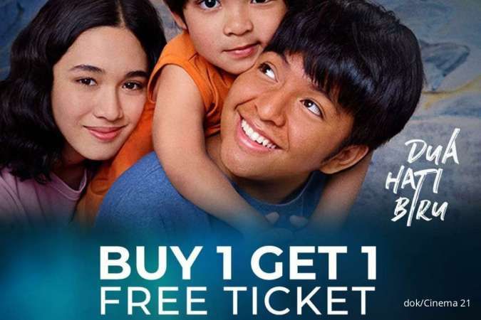 2 Promo Cinema XXI Weekend, Buy 1 Get 2 Tickets hingga Diskon Rp 25.000