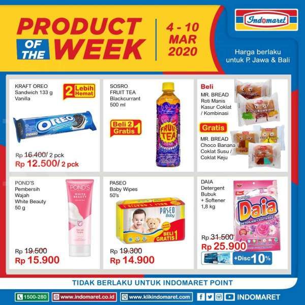 Promo Indomaret Product of The Week 4-10 Maret 2020