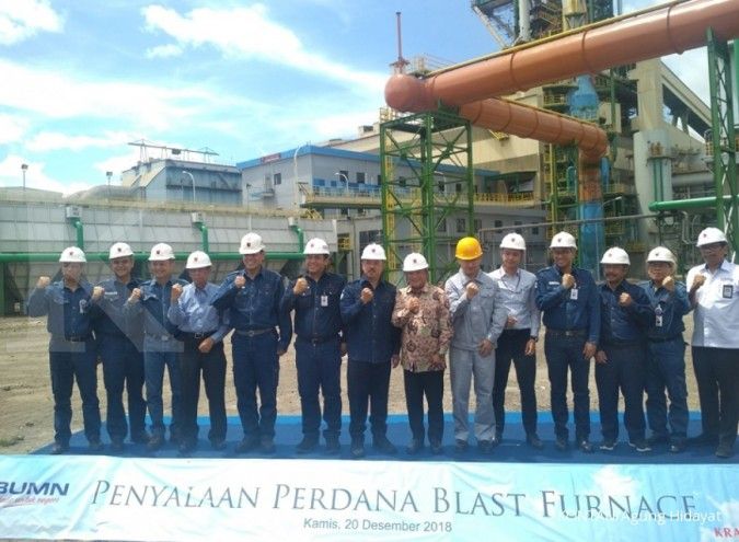 Tambah kapasitas, Krakatau Steel operasikan fasilitas blast furnace