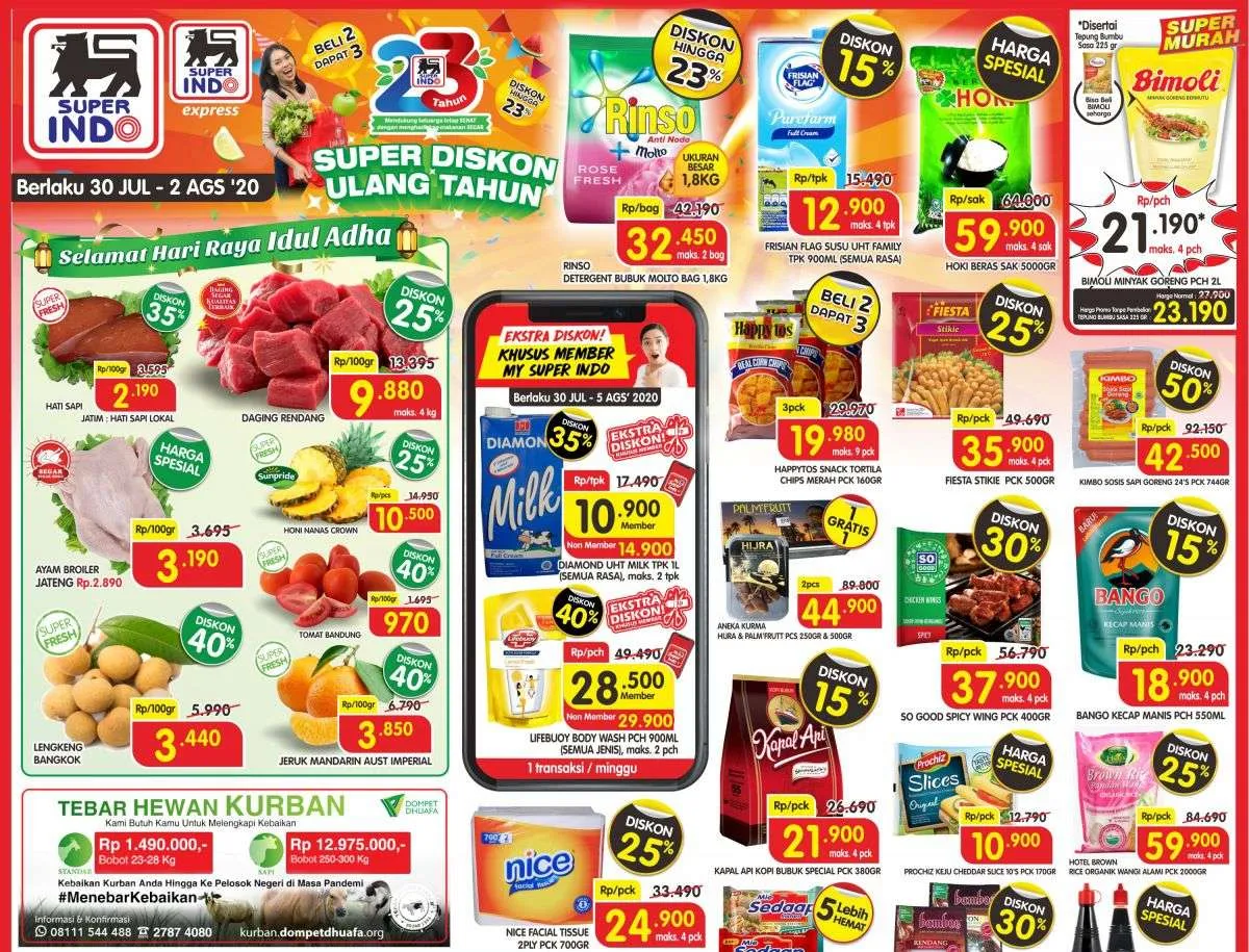 Promo JSM Superindo 30 Juli-2 Agustus 2020, diskonan weekend!
